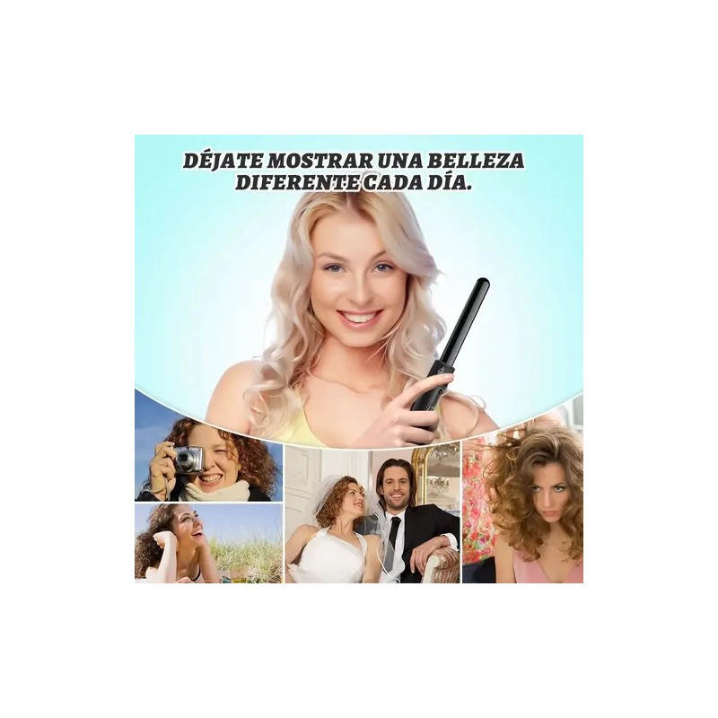 Ferros Rizadora Para Cabello Profesional De Cerámica 4 En 1