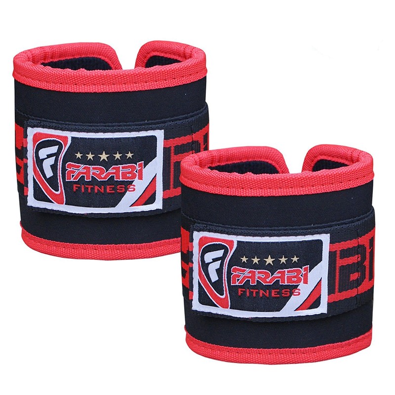 Farabi Ankle Strap with D Ring Cuff Hook-and-Loop Closure Fitness