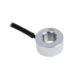 Alphacool 17362 Eiszapfen Temperature Sensor G1/4 IG/IG with AG Adapter - Chrome Water Cooling Monitoring