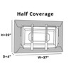 Covermates Outdoor TV Cover – Weatherproof & Water-Resistant 300D Polyester,