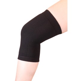 IFMIC Knee Supporter, Non-Constricting Supporter, Unisex, 1 Piece Set (M, Black)