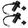 ECSiNG Set of 2 Motorcycle Ignition Switch with 6 Wires