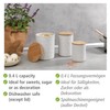 WENKO Maya Storage Tin Made of High-Quality White Ceramic with
