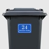 Personalisierte Aufkleber für Mülltonnen, Abfallbehälter & Wheelie Bins | Wetterfest