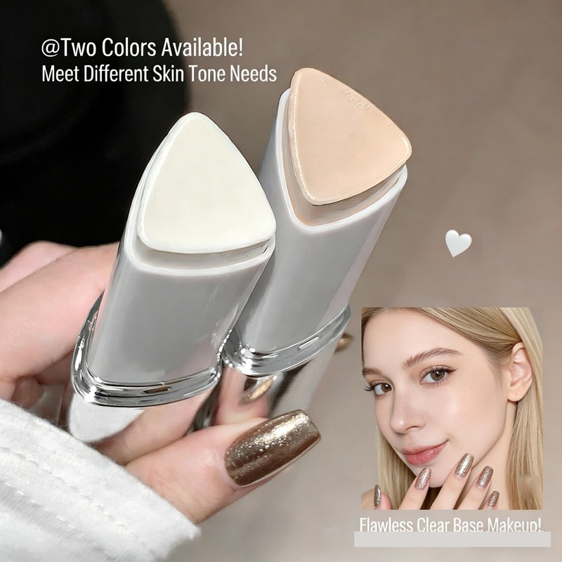 2 in 1 White Korean Color Changing Foundation Stick with