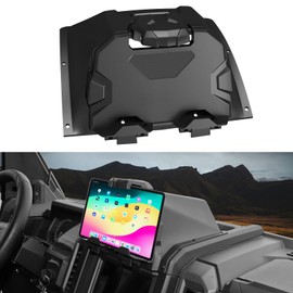 LitMiRaCle Tablet Phone Holder for Polaris Xpedition XP/ADV 2024+, Electronic Device Mount with Storage Box for 2024+ Polaris Xpedition XP/XP 5/ADV/ADV 5 Accessories