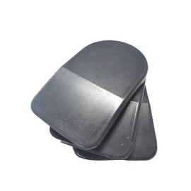 BML 9mm Heel Lifts, 3pk (Mens Large, Gray [Super Soft])