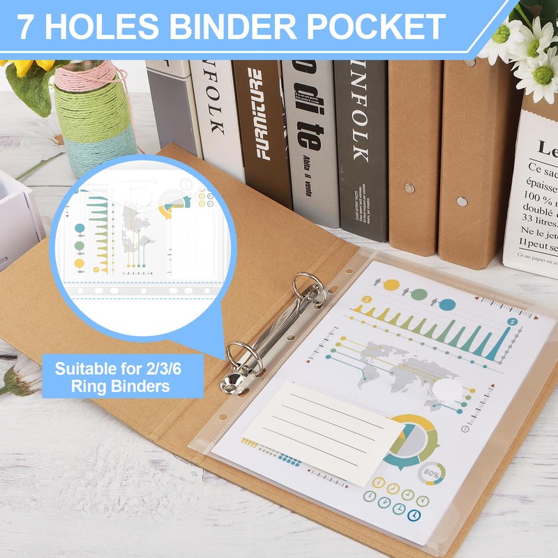 Pack of 50 A5 Document Wallets Waterproof Document Folders for