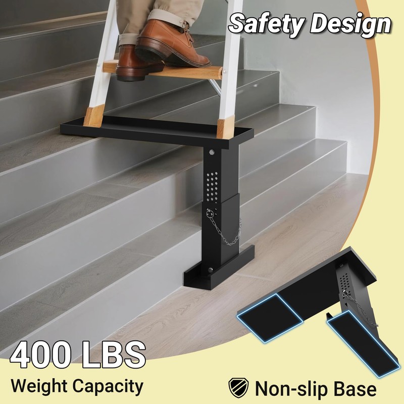 Toriexon Ladder Extender Pro, Ladder Stabilizer High Strength, Ladder Leveler