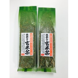 Organic Japanese Green Tea with Roasted Brown Rice - Genmaicha 7.05 Oz x 2 Packs