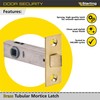 Sterling TML130BP Internal 3" / 75mm Brass Tubular Mortice Latch,