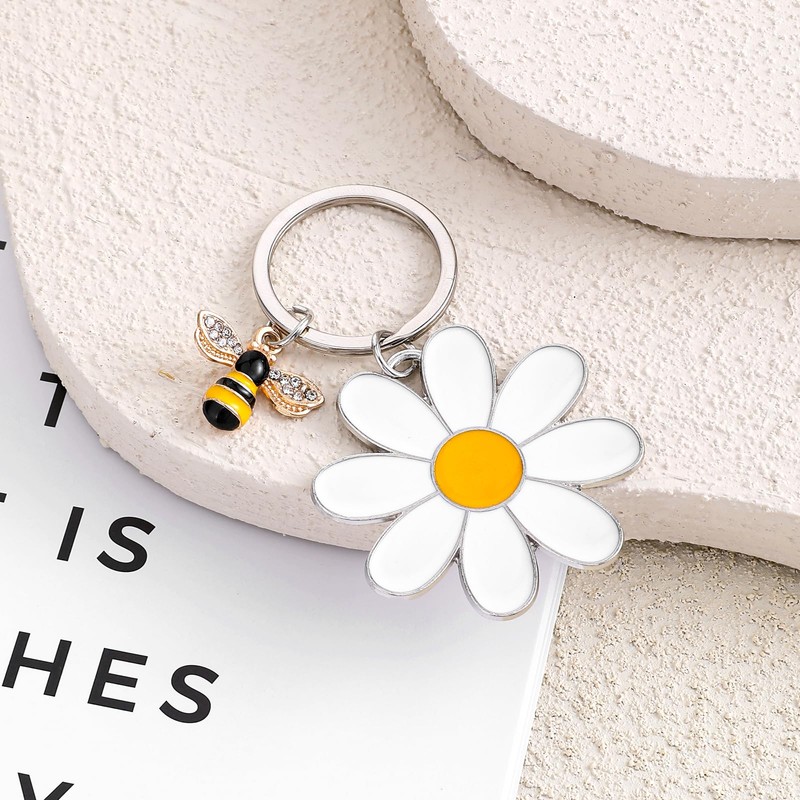 Key Ring Women's Bee Pendant Key Ring Animal Key Ring