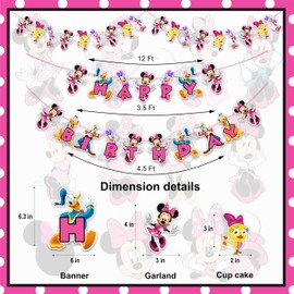 Seyal® Minie Mouse Theme Birthday Party Supplies