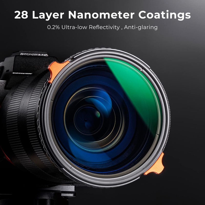 K&F Concept Nano-X Polarising Filter ND Filter 58 mm CPL&ND4-ND64
