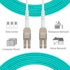 Fibergaga-5Pack Uniboot OM4 LC to LC Fiber Patch Cable, Multi-Mode