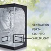 2in1 Grow Tent for Indoor Growing System (60cm x60cm x90cm)