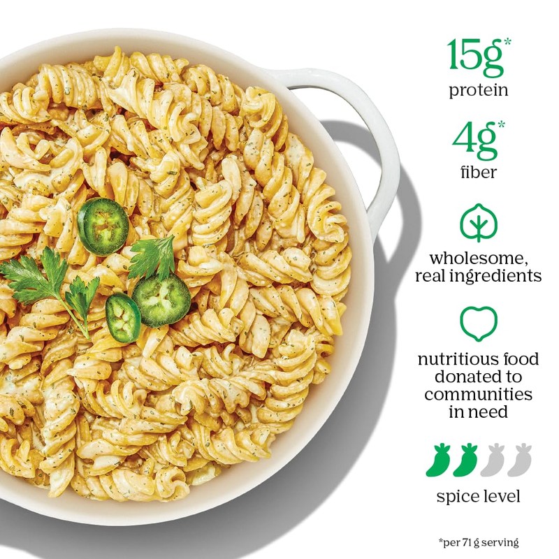 Chickapea One Pot Chickpea Pasta - White Cheddar with Jalapeno