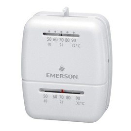Emerson Thermostats 1C20-102 Gas, Oil And Electric Thermostat, White