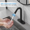 BWE Bathroom Sink Faucet with Hole Cover Plate Automatic Touchless
