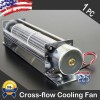 225FWY Hi-TECH 8” CROSS FLOW CAR STEREO AMPLIFIER COMPONENT COOLING