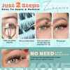 Zegaine Self Adhesive Eyelashes Natural Self Adhesive Lash Clusters Wispy
