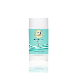 CoTZ Barra De Protección Solar Mineral Fps 45  Óxido De Zinc  Resistente Al Agua  Protección Solar De Amplio Espectro  Acabado Invisible O...         