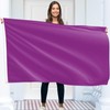Plain Violet Flag - Plain Purple Flag - Double-Sided Print