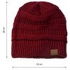 Harrys-Collection Women's Beanie Lined in 6 Colours, red