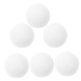 WHAMVOX Replacement Foosball Balls Set 6pcs Soccer Balls Table Football Balls Tabletop Soccer Ball Set Mini Football Parts for Boys and Girls Adults