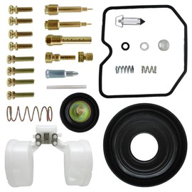 Carburetor Carb Rebuild Repair Kit with Diaphragm Float Replacement for Kawasaki KLR650 2006-2018 KLX650R 1993-1996