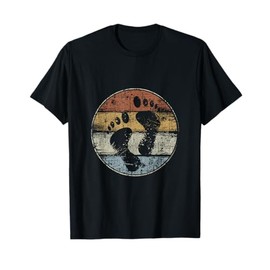Barefoot Feet Footprint Vintage T-Shirt
