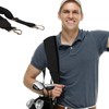 Big Teeth Golf Bag Shoulder Strap Single Padded Adjustable Universal