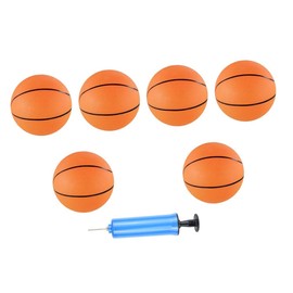 Totority 1set Inflatable Basketball Toys for Boy Girl Mini Air Pump Random Colors Fun Boy Girl Plaything for Activity