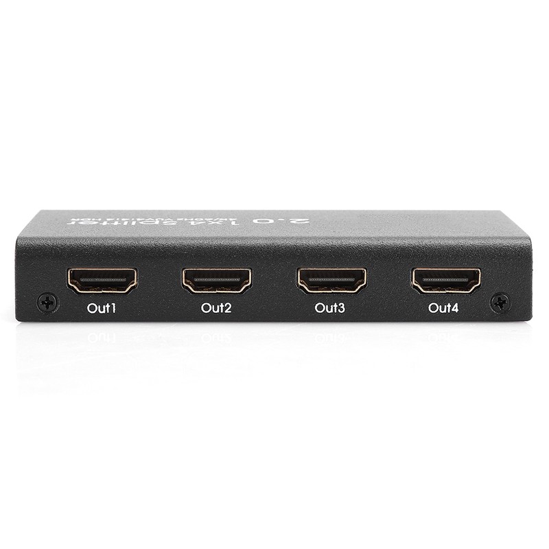 1x4 HDMI 2.0 Splitter 1 in 4 out Video Distributor