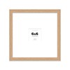 6x6" Square Picture Frame, Display Pictures 2x2" With Mat or