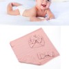 3pcs Receiving Blanket Headband Set Cotton Polyester Wheat Texture Pure