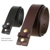 BS1050-32MM One Piece Full Genuine Leather Belt Strap - 1-1/4"