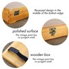 Wooden Box Antique Rectangle Children Stationery Case Desktop MultiFunction Storage