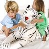 Melissa & Doug Giant Siberian White Tiger - Lifelike Stuffed