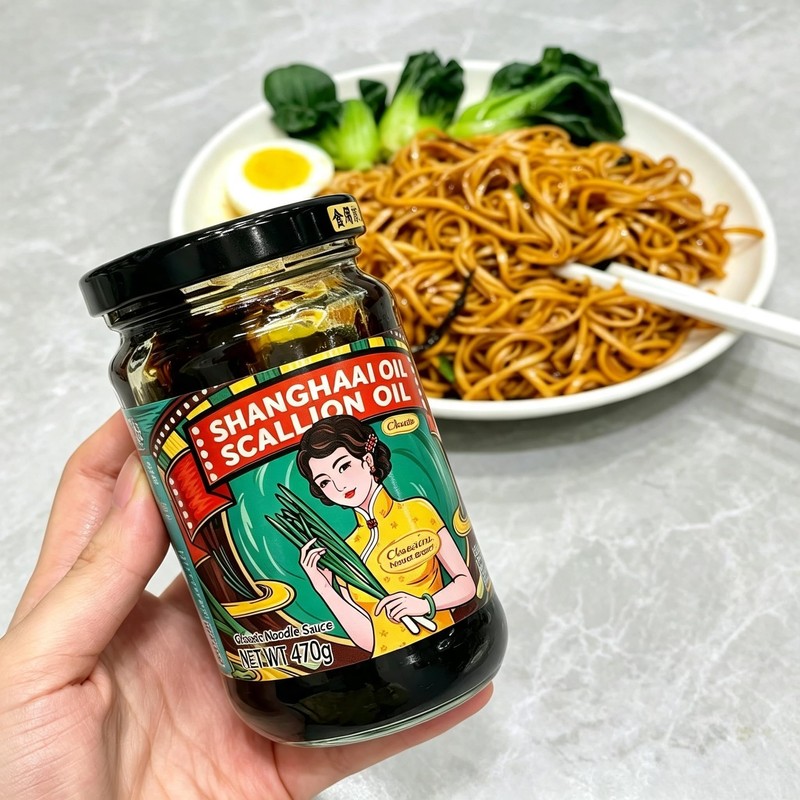 Scallion Oil Sauce, 7.41 oz, Seasoning for Noodles and Stir-fry