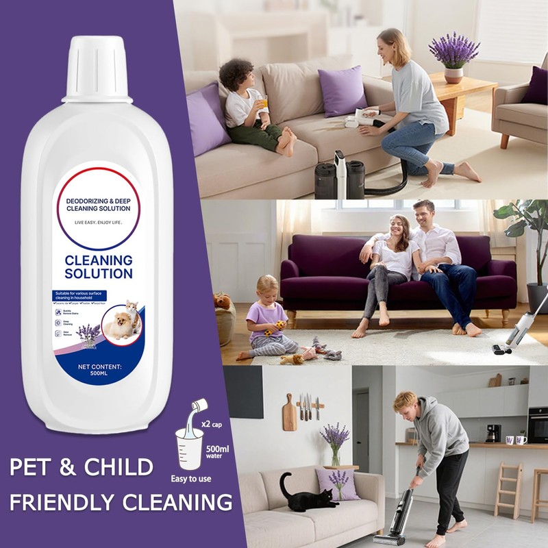 2 Packs Floor Cleaner Lavender Scent Compatible with Tineco Cleaning