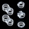 Unlorspy 18pcs Transparent PVC Door Handle Buffers - Protect Walls