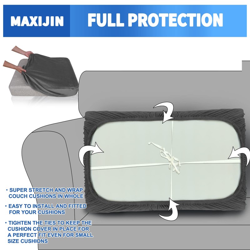 MAXIJIN 1 Funda de Terciopelo para Chaise Longue, Fundas de