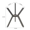 HEONITURE Metal Table Legs 28 Inch, Heavy Duty Dining Table