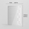 NiHome Acrylic Magnetic to Do List Planning Board with Sliders