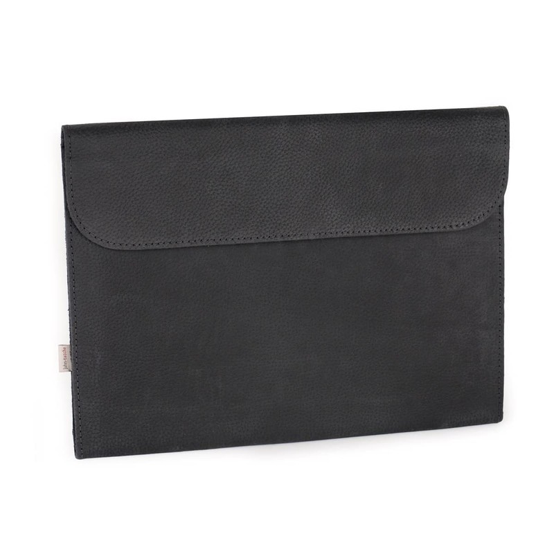 Jahn-Tasche 1042-n A4 Document Folder Buffalo Leather Black