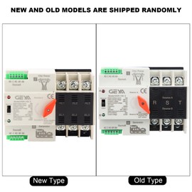 Interruptor de Transferencia Automática de Doble Potencia Interruptor de Transferencia de Potencia 100A 3P para Cajas de Distribución PZ30 para Cajas de Distribución Tipo Carril Residencial PZ30