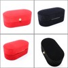 2PCS Wider Slot Velvet Ring Box Couple Ring Box Jewelry