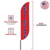 Real Estate Sign feather flag for Outdoor by Mavis Printing