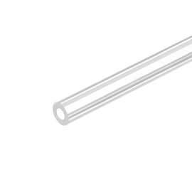 MECCANIXITY Acrylic Pipe Clear Rigid Round Tube 8mm(5/16 inch) ID 10mm(3/8 inch) OD 14" for Lamps and Lanterns, Water Cooling System